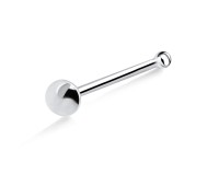 Circular Silver Bone Nose Stud NSKD-350